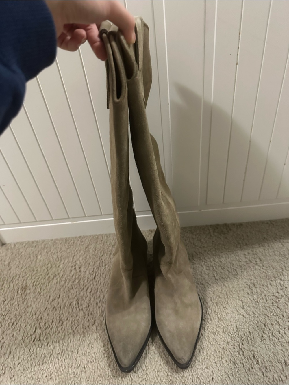 Isabel Marant Denvee Suede knee high Tall Boots - Picture 6 of 8